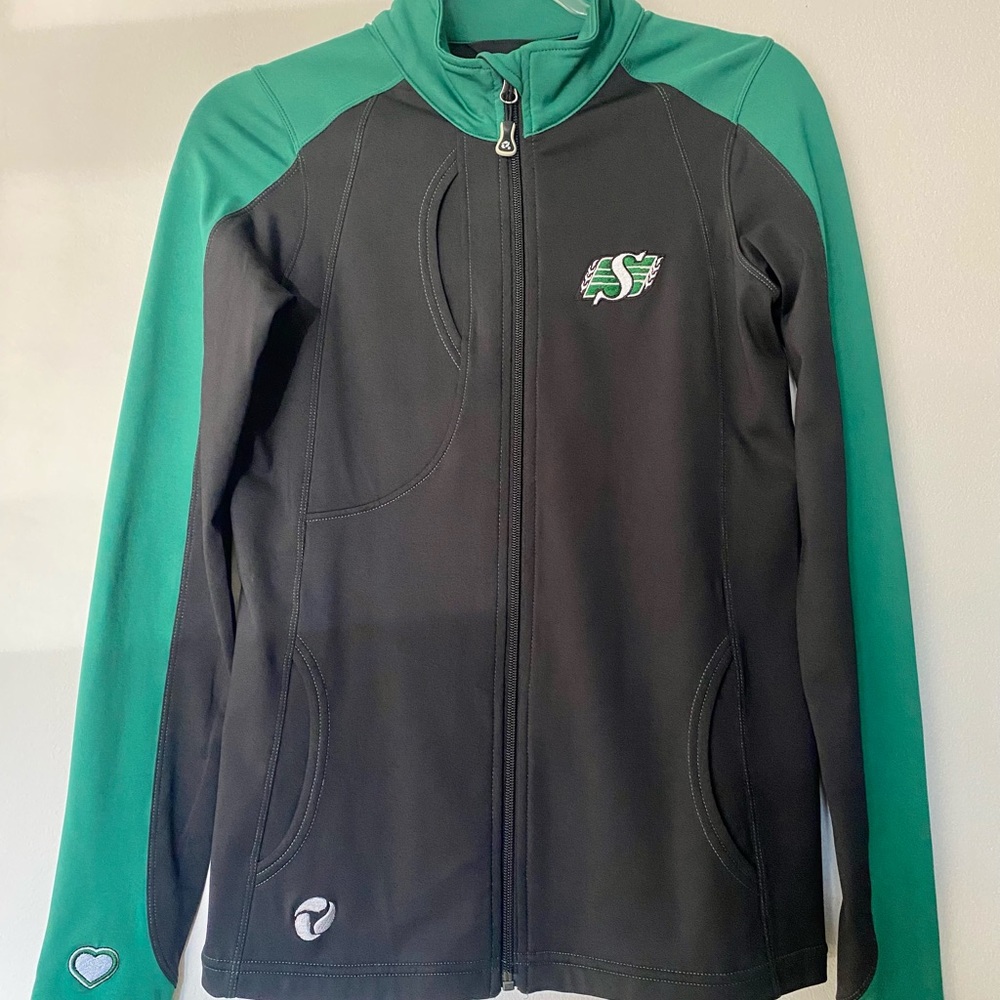 Saskatchewan Roughriders Full Zip Up Track Jacket